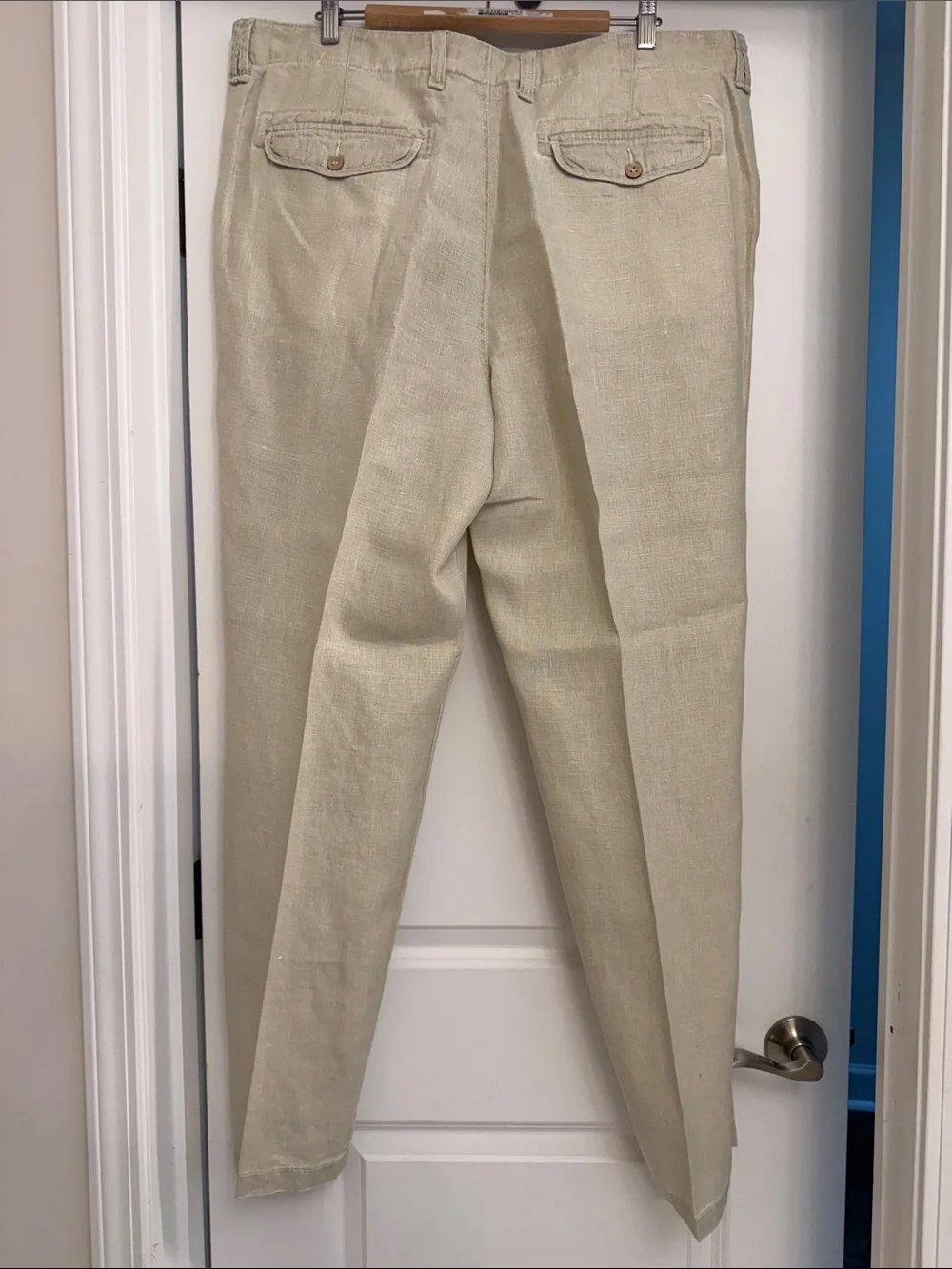 Tommy Bahama Men’s Linen Pants light kakhi color